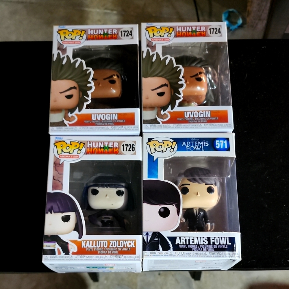 Funko Pop! Hunter x Hunter and Artemis Fowl Figures - Multicolor